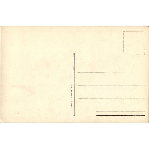 Rembrandt Van Ryn Disciples At Emmaus Postcard Musée Du Louvre Vintage - Picture 2 of 2